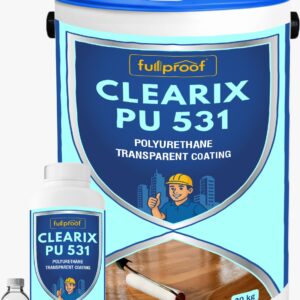 CLEARIX PU 531(UV RESISTANT) : Polyurethane Transparent Waterproofing Coating.