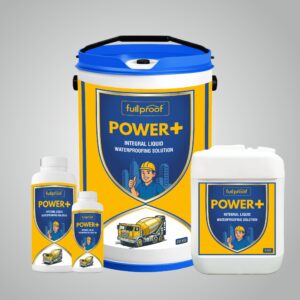 POWER+ internal waterproofing liquid chemical.