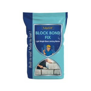 BLOCK BOND FIX : Light Weight Block Jointing Mortar.